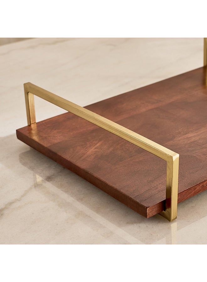 Home Box صينية زخرفية بمقبض ذهبي - Image 2